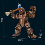 Kids Toy Bricks King Kong Chimpanzee - Gift for Kids STEM