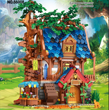 Kids Toy Bricks European Century Tree House- Gift for Kids STEM