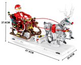 Kids Toy Bricks Christmas Sleigh- Christmas Gift for Kids STEM