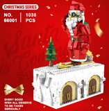 Kids Toy Bricks Santa's Coming - Christmas Gift for Kids STEM