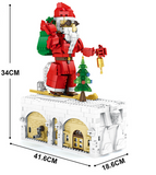 Kids Toy Bricks Santa's Coming - Christmas Gift for Kids STEM