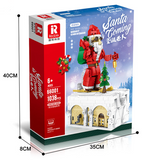 Kids Toy Bricks Santa's Coming - Christmas Gift for Kids STEM