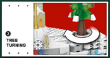 Kids Toy Bricks Christmas in Town - Christmas Gift for Kids STEM