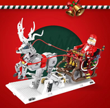 Kids Toy Bricks Christmas Sleigh- Christmas Gift for Kids STEM