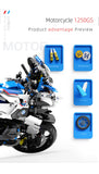 Kids Toy Bricks Motorcycle - Christmas Gift for Kids STEM